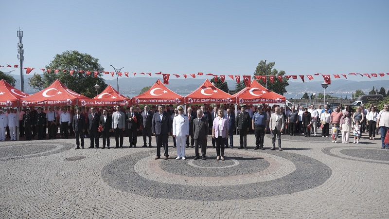 28 Haziran İzmitin Düşman İşgalinden Kurtuluşunun 104. Yıldönümü Kutlama Programı Gerçekleştirildi.